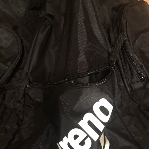 Women / Men Arena Spiky 2 Large Black Backpack